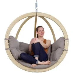 Amazonas Globo Chair Taupe AZ-2030812, Hängesessel 11 Amazonas Globo Chair Taupe AZ-2030812, Hängesessel -Gardena Verkaufe Amazonas Globo Chair Taupe AZ 2030812 H ngesessel@@1chzm002 3