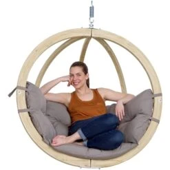 Amazonas Globo Chair Taupe AZ-2030812, Hängesessel 12 Amazonas Globo Chair Taupe AZ-2030812, Hängesessel -Gardena Verkaufe Amazonas Globo Chair Taupe AZ 2030812 H ngesessel@@1chzm002 4
