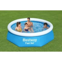 Bestway Fast Set Aufstellpool-Set, Ø 244cm X 61cm, Schwimmbad -Gardena Verkaufe Bestway Fast Set Aufstellpool Set 244cm x 61cm Schwimmbad@@1844768 4