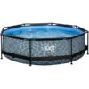 Exit Toys Stone Pool, Frame Pool Ø 300x76cm, Schwimmbad -Gardena Verkaufe Exit Toys Stone Pool Frame Pool 300x76cm Schwimmbad@@1782990