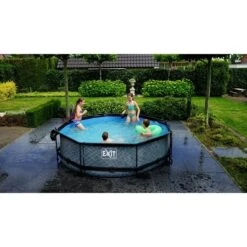 Exit Toys Stone Pool, Frame Pool Ø 300x76cm, Schwimmbad -Gardena Verkaufe Exit Toys Stone Pool Frame Pool 300x76cm Schwimmbad@@1782990 6