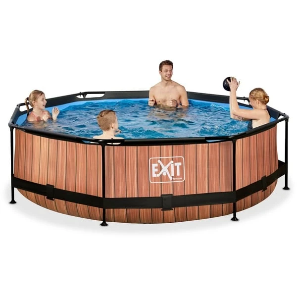 Exit Toys Wood Pool, Frame Pool Ø 300x76cm, Schwimmbad 5 Exit Toys Wood Pool, Frame Pool Ø 300x76cm, Schwimmbad – Bild 3