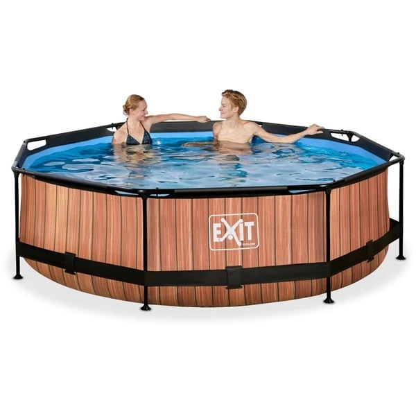 Exit Toys Wood Pool, Frame Pool Ø 300x76cm, Schwimmbad 6 Exit Toys Wood Pool, Frame Pool Ø 300x76cm, Schwimmbad – Bild 4