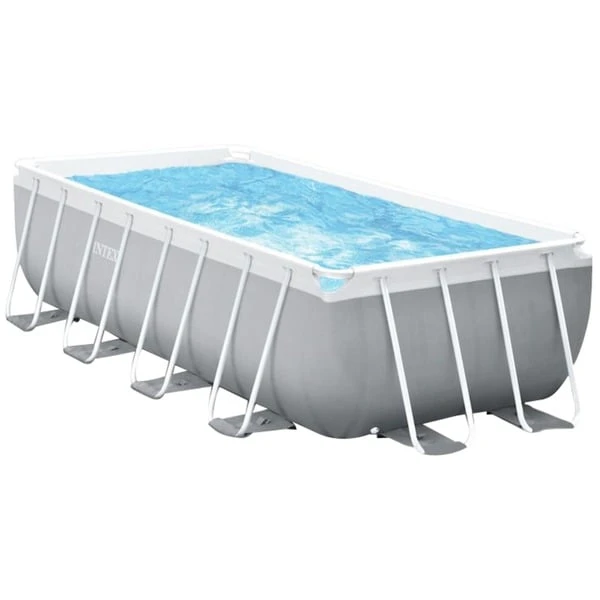 Intex Frame Pool Set Prism Rectangular 400 X 200 X 122cm, Schwimmbad