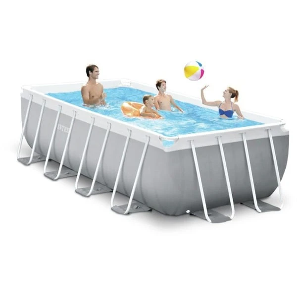 Intex Frame Pool Set Prism Rectangular 400 X 200 X 122cm, Schwimmbad – Bild 2