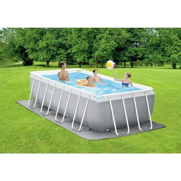 Intex Frame Pool Set Prism Rectangular 400 X 200 X 122cm, Schwimmbad – Bild 5